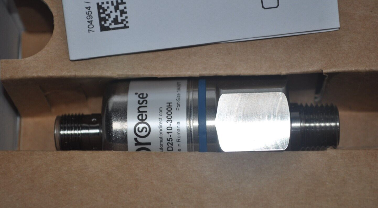 NEW Automation Direct ProSense PTD25-10-3000H Pressure Transmitter 3000psi 0-10V