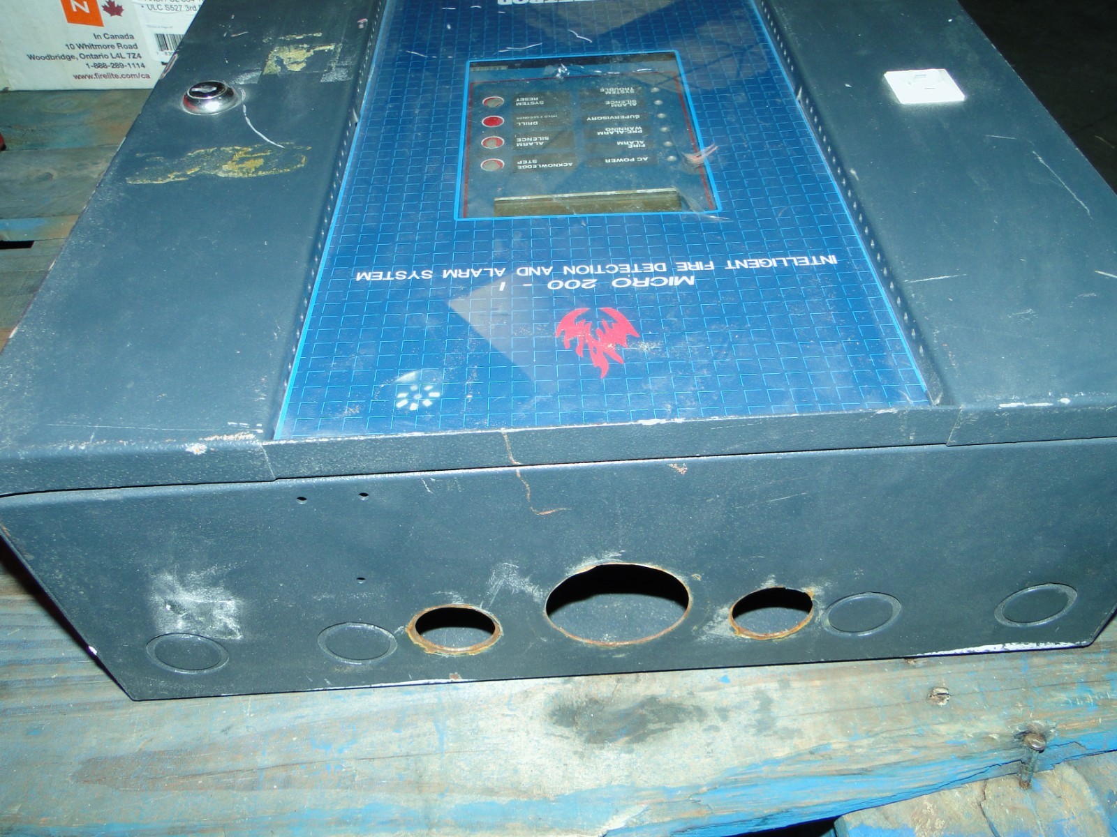 Chemetron Micro 200-I Intelligent Fire Detection and Alarm System Untested READ