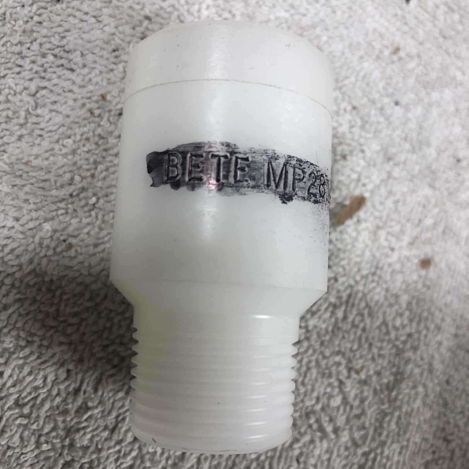 Lot of 4 Bete MP-281M Spray Nozzle Polypropylene Threaded 3/4″ MNPT (4278)