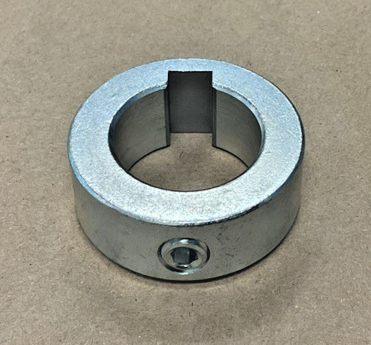 NEW, (LOT OF 23) 1 1/2” ZINC PLATED STEEL LOCKING COLLAR 2229656, FREE SHIPPING
