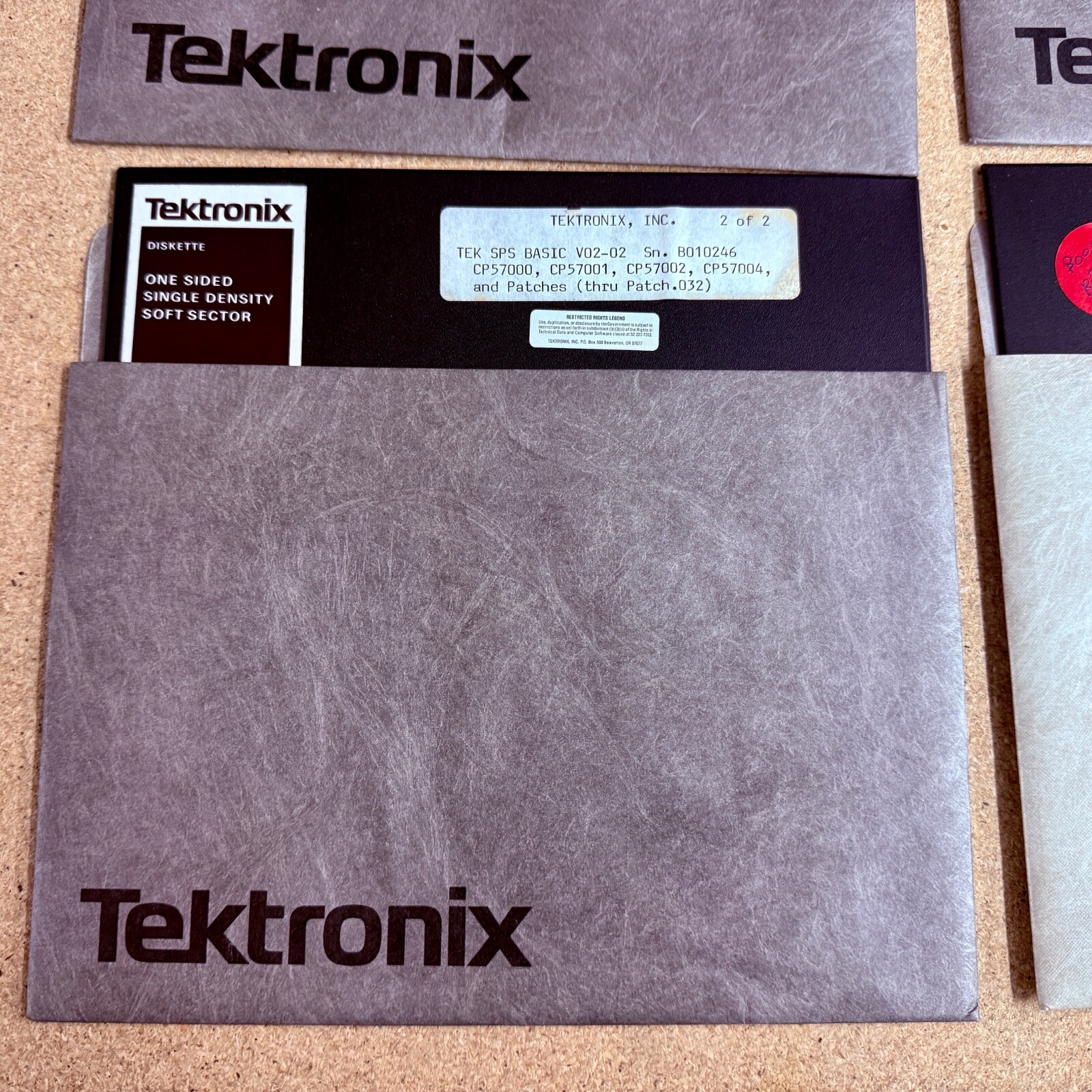 Vintage Digital and Tektronix Software 8 Inch Floppy Disk Set RT11 TEK SPS Basic