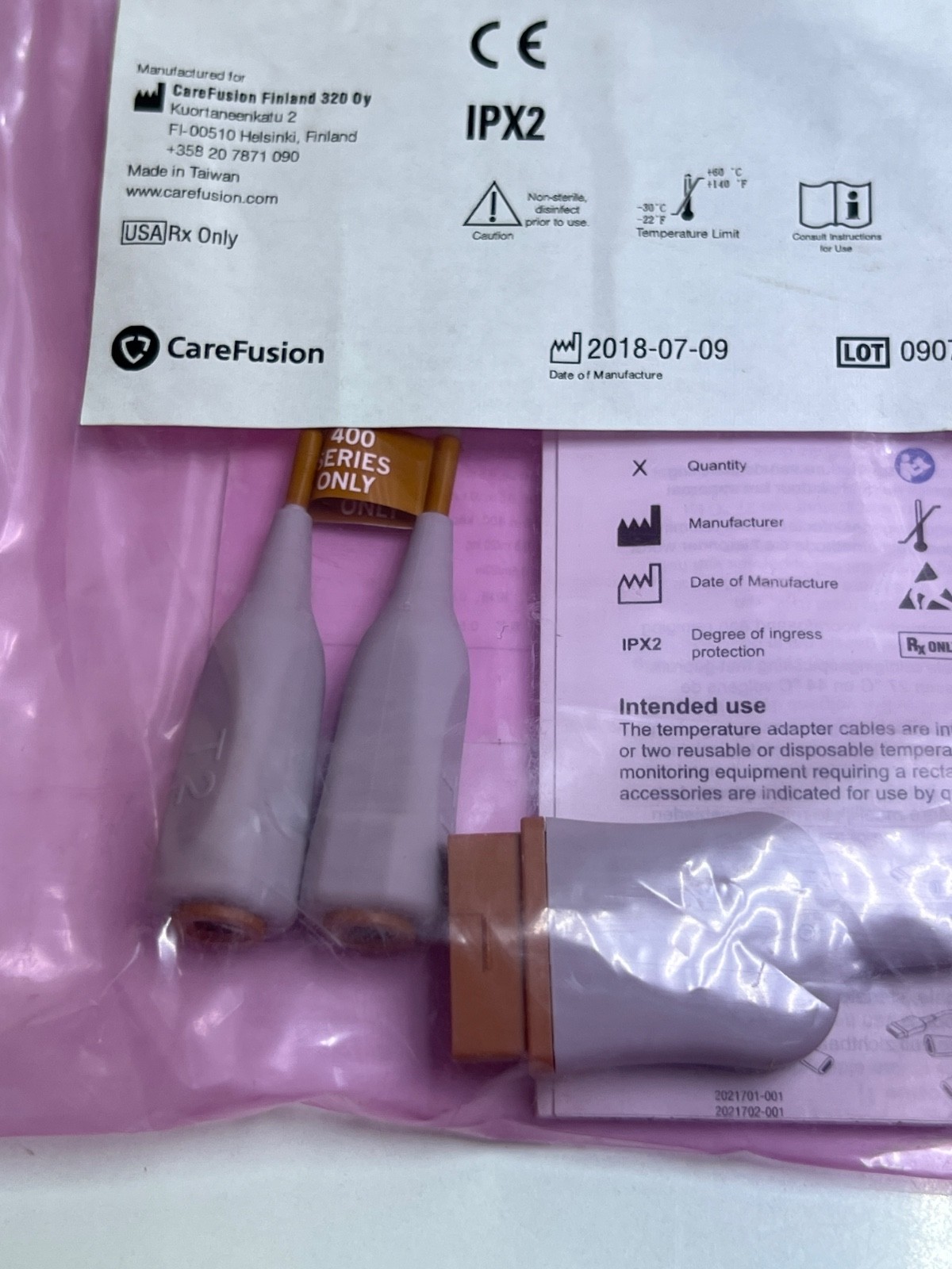 Carefusion 2016997-001 Dual 0.5m/20in