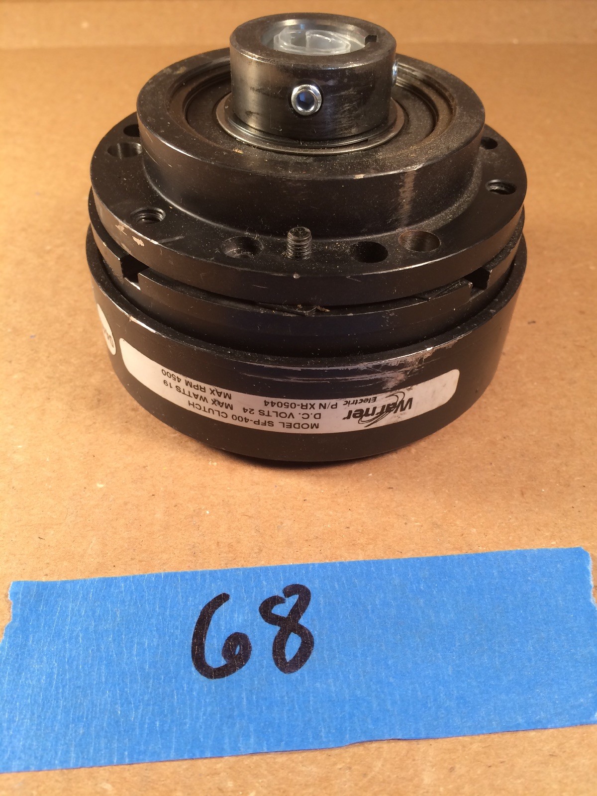 WARNER ELETRIC SFP-400 CLUTCH XR-05044 *BELIEVED TO BE SLIGHTLY USED TO NEW * —