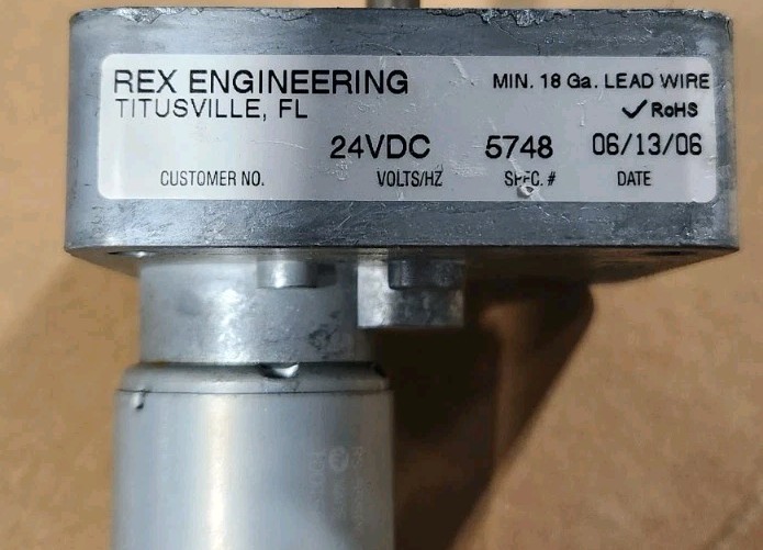 Rex Engineering Spec# 5748, Gearcase 13102