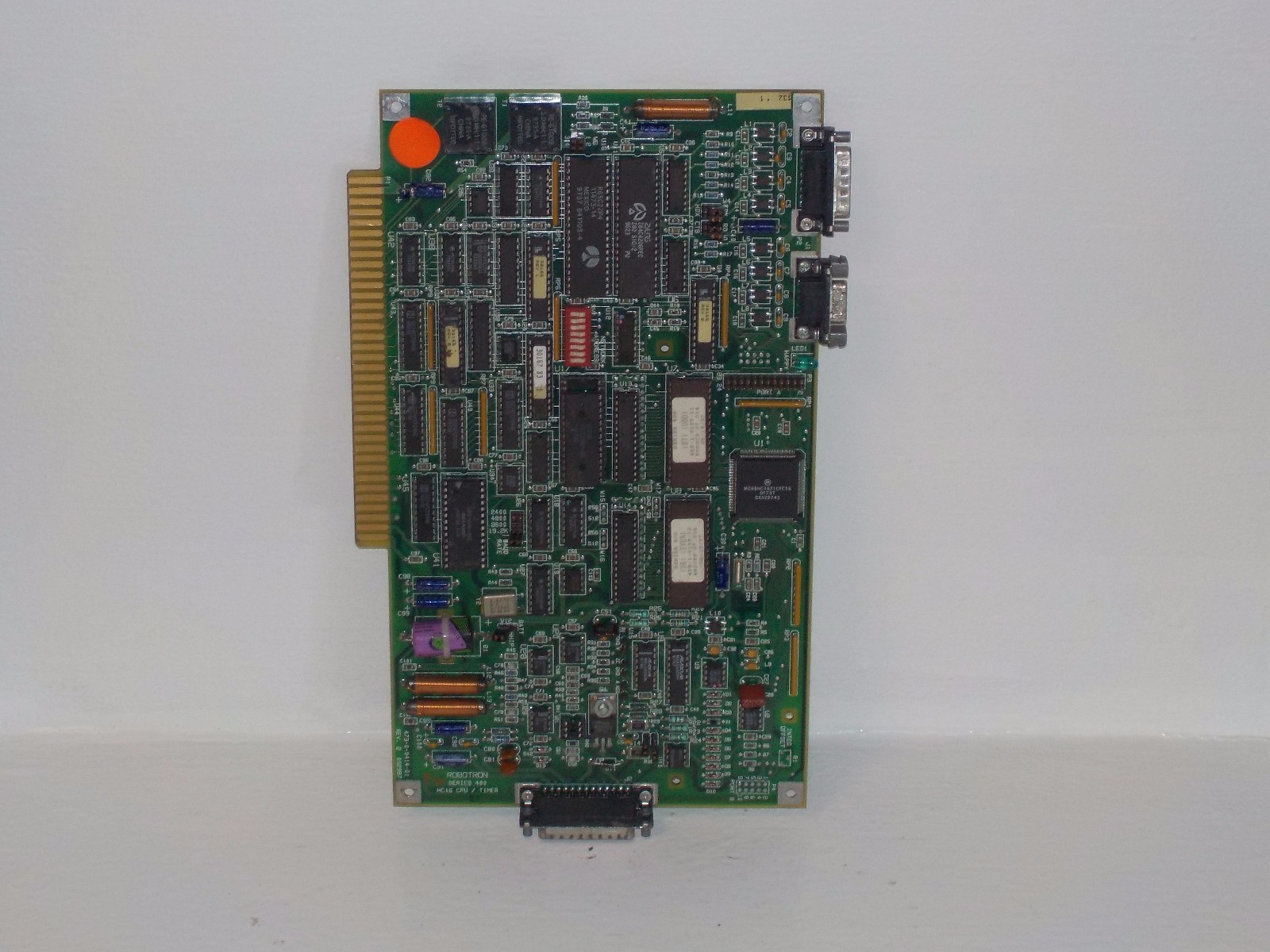 ROBOTRON 473-0-0414-01 REV. 2 USED SERIES 400 HC16 CPU / TIMER BOARD 4730041401