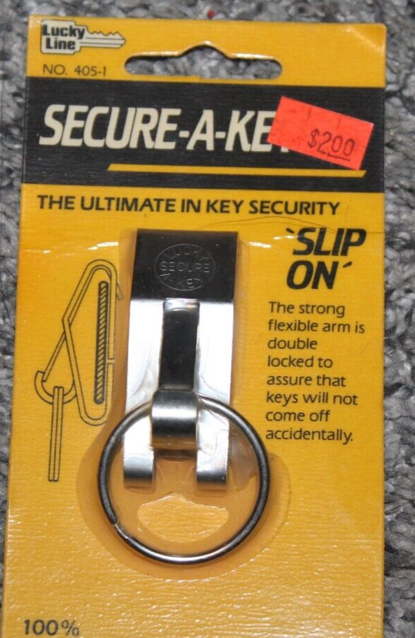 LUCKY LINE 405-1 Secure-A-Key SLIP ON (NOS)
