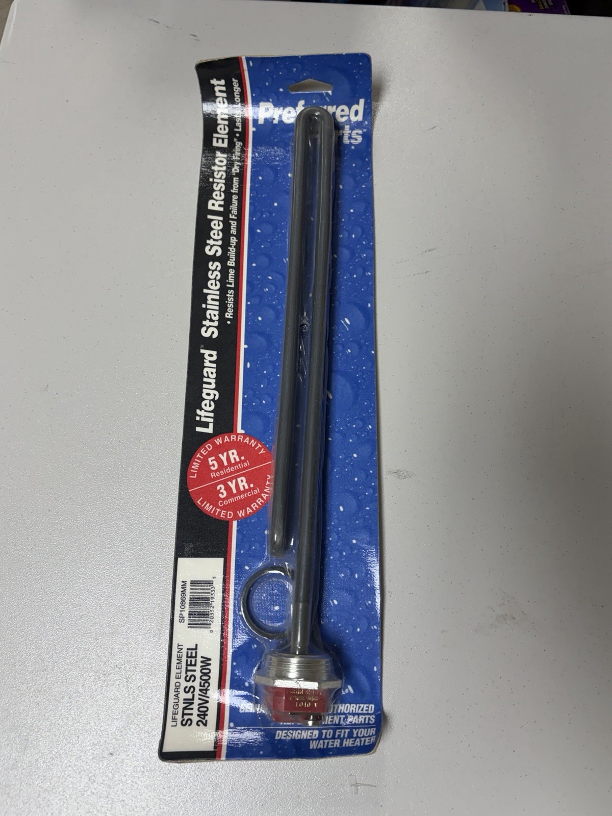 Rheem Water Heater Stainless Steel Resistor Heating Element 4500W 240V SP10869MM
