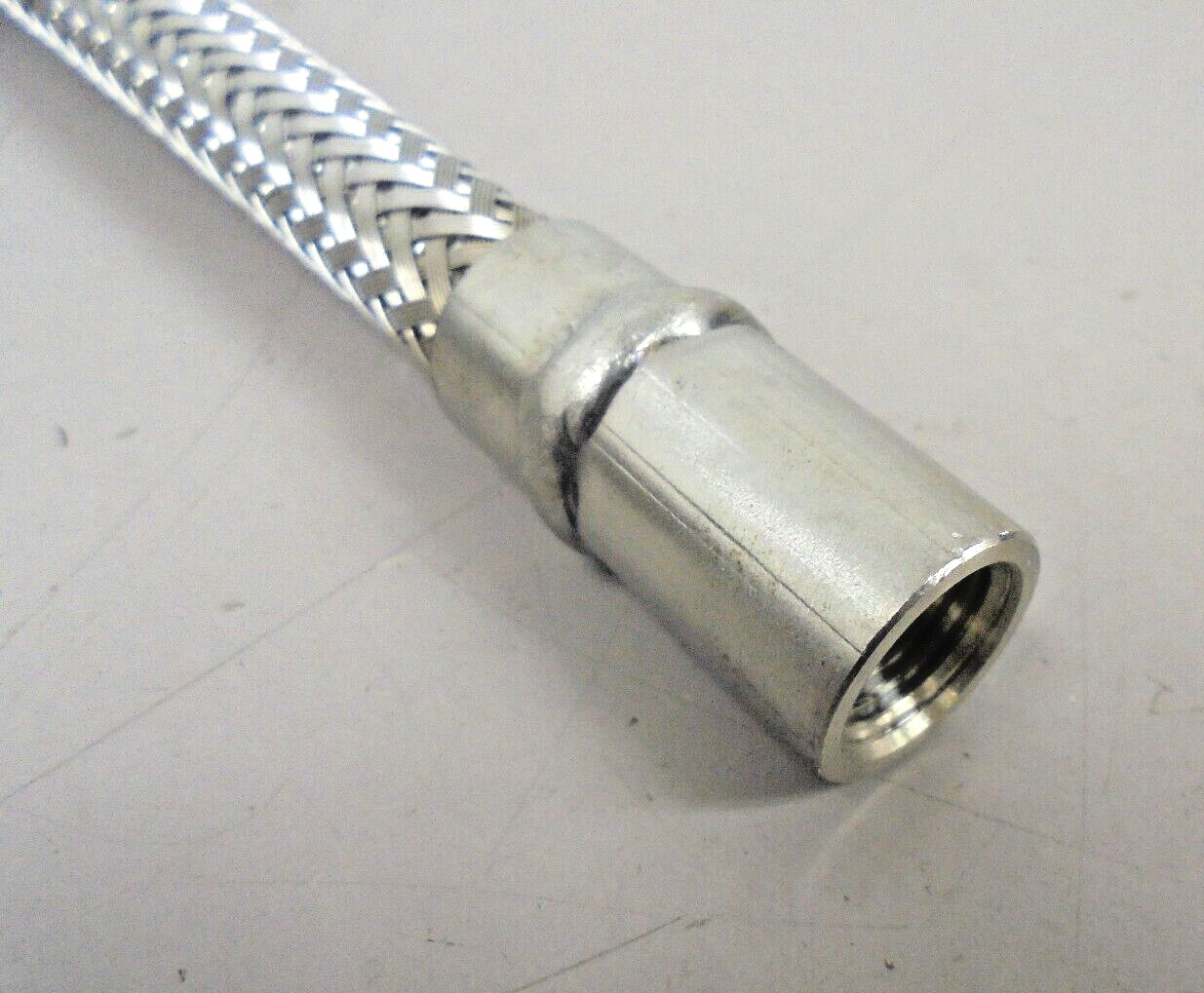 1/4″ NPT M/F Flexible SS Braided Hose 1/4″ x 24″