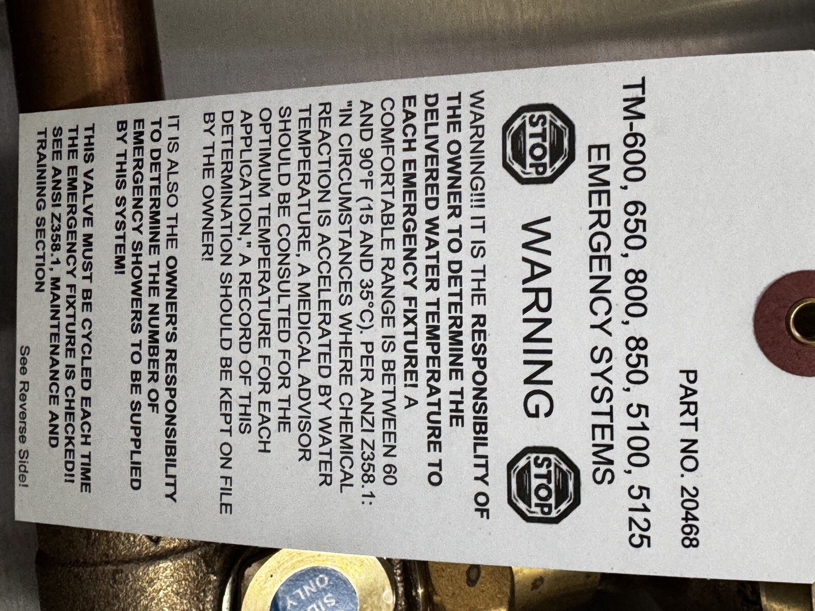 Leonard Mixing Valve Station TM-600-LF