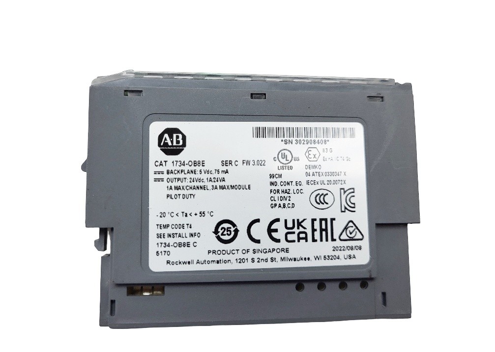 NEW ALLEN BRADLEY 1734-OB8E /C POINT I/O 8 PT DIGITAL OUTPUT MODULE 24VDC