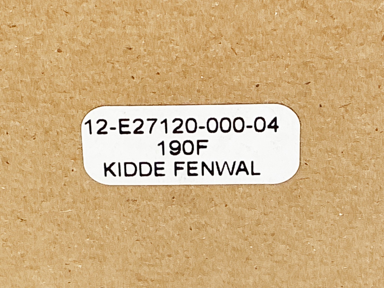New Kidde Fenwal 12-E27120-000-04-0T Fire Sensor 190F