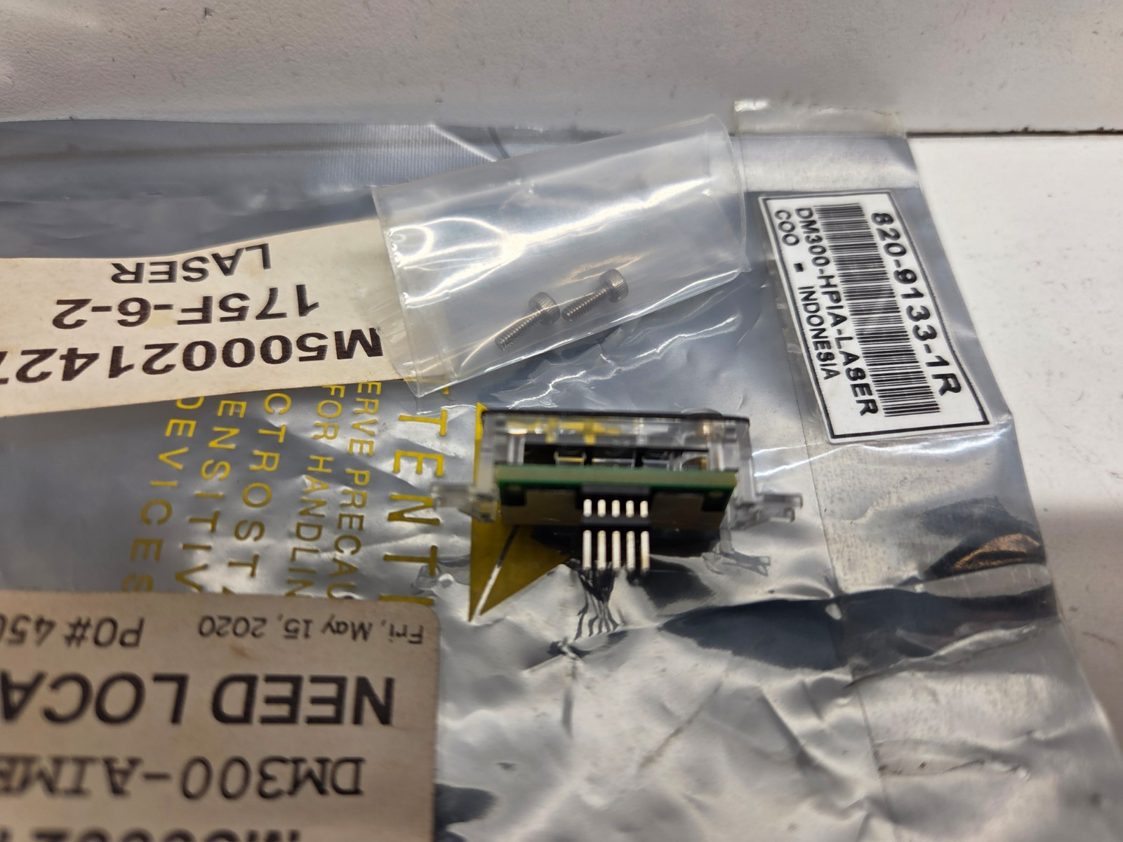 NEW NO BOX! COGNEX DM300 SERIES LASER AIMER DM300-AIMER-00