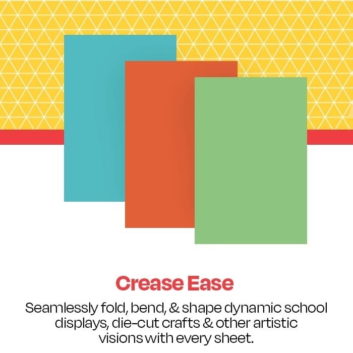 School Smart Bristol Board, 9×12, Assorted Colors, 100-Pack