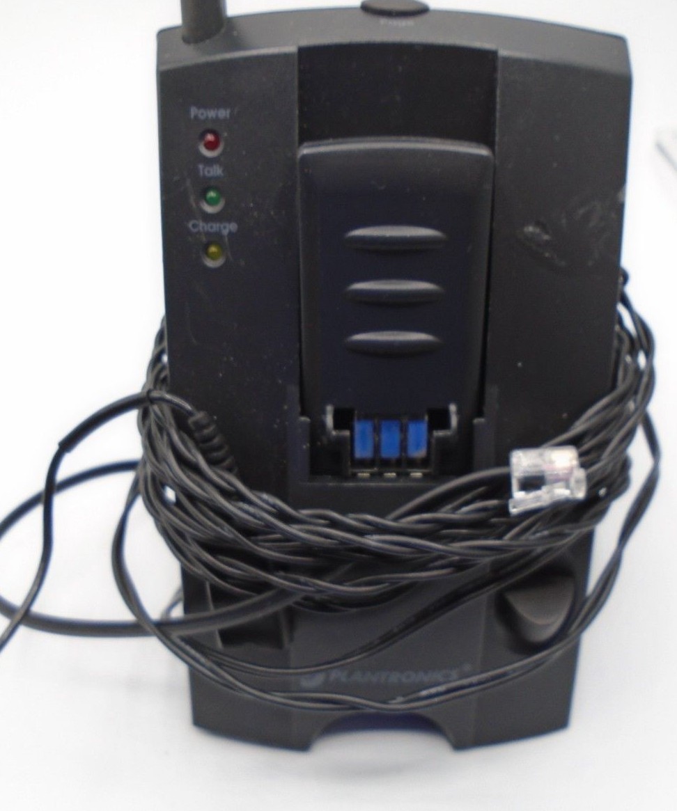 Plantronics CA10 Wireless Headset Amplifier System Tested Working **55
