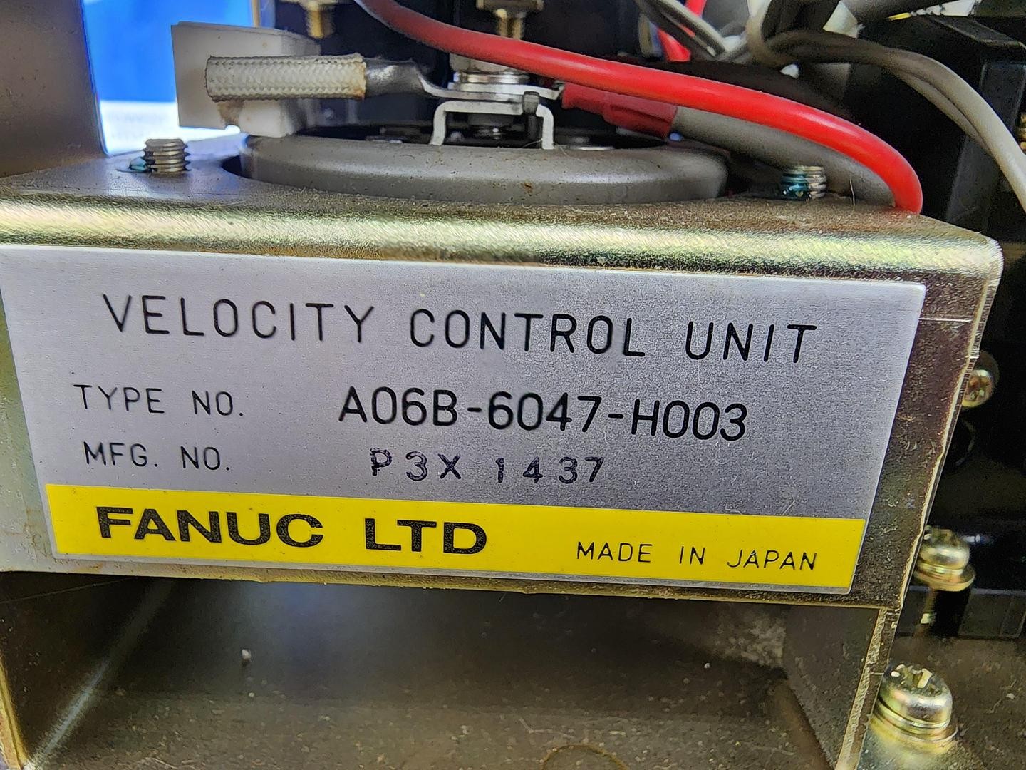 Fanuc A06B-6047-H003 / A20B-0009-0320/09D Velocity Control Unit