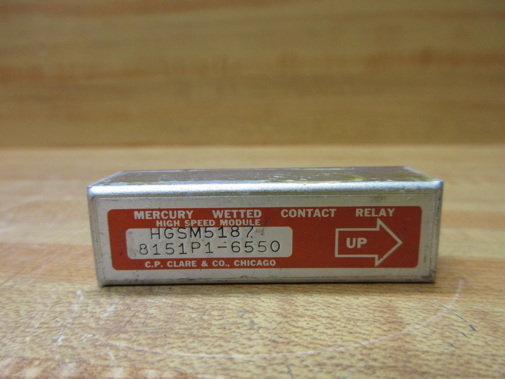 C.P. Clare & 8151P1-6550 Wetted Contact Relay HGSM5187
