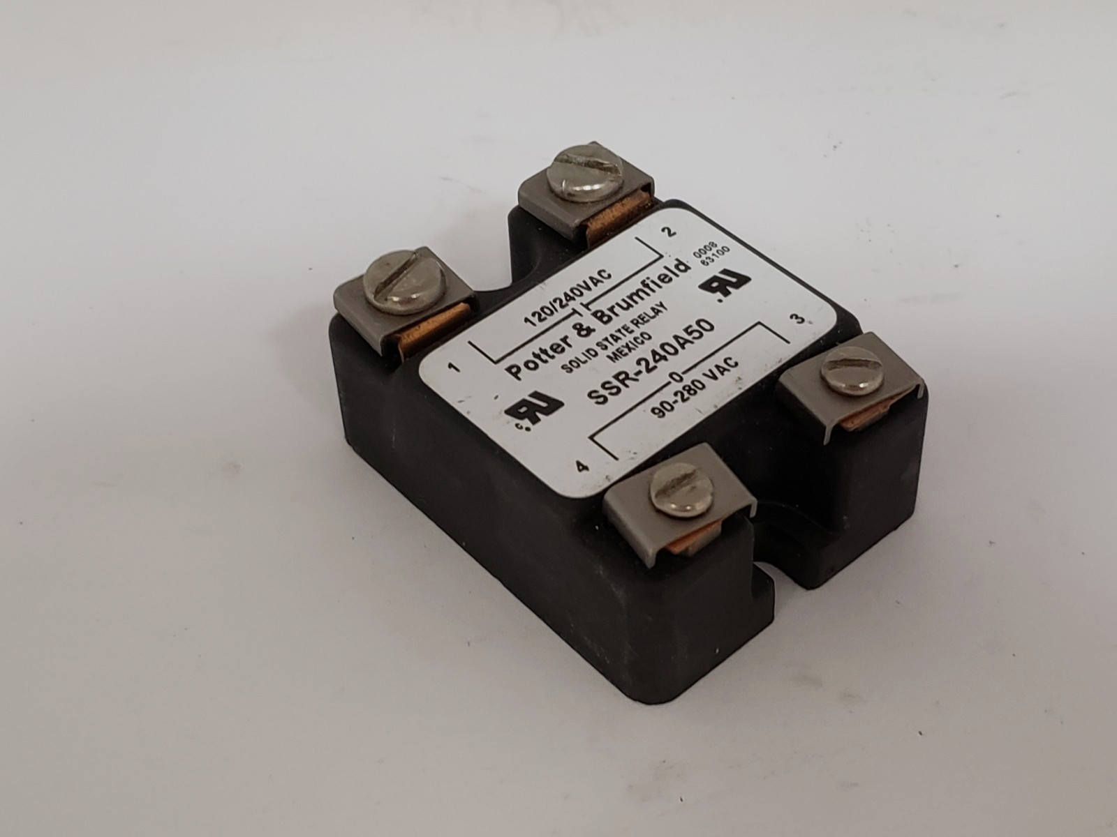 POTTER & BRUMFIELD SSR-240A50 SOLID STATE RELAY 120/240VAC