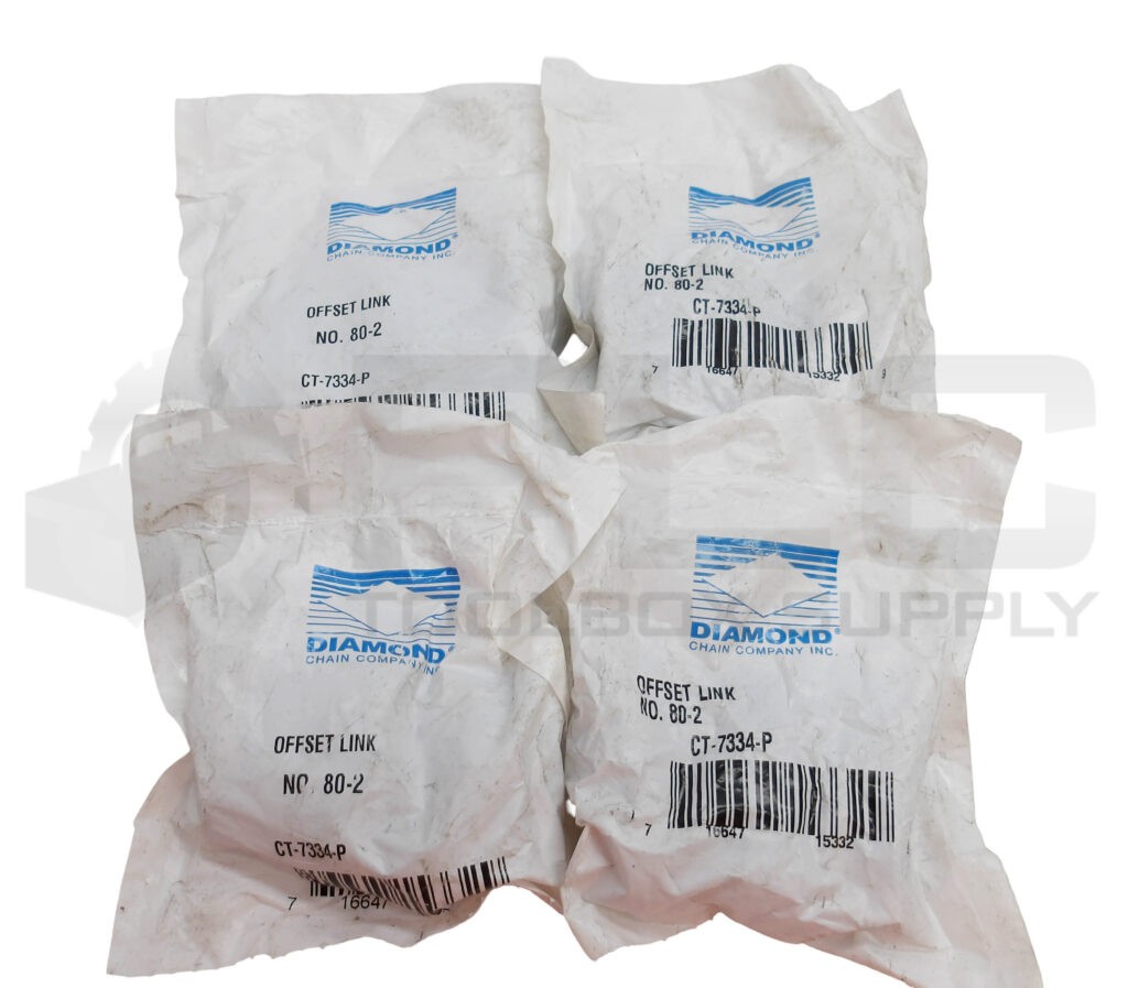 NEW SEALED LOT OF 4 DIAMOND 80-2 CT-7334-P OFFSET LINK