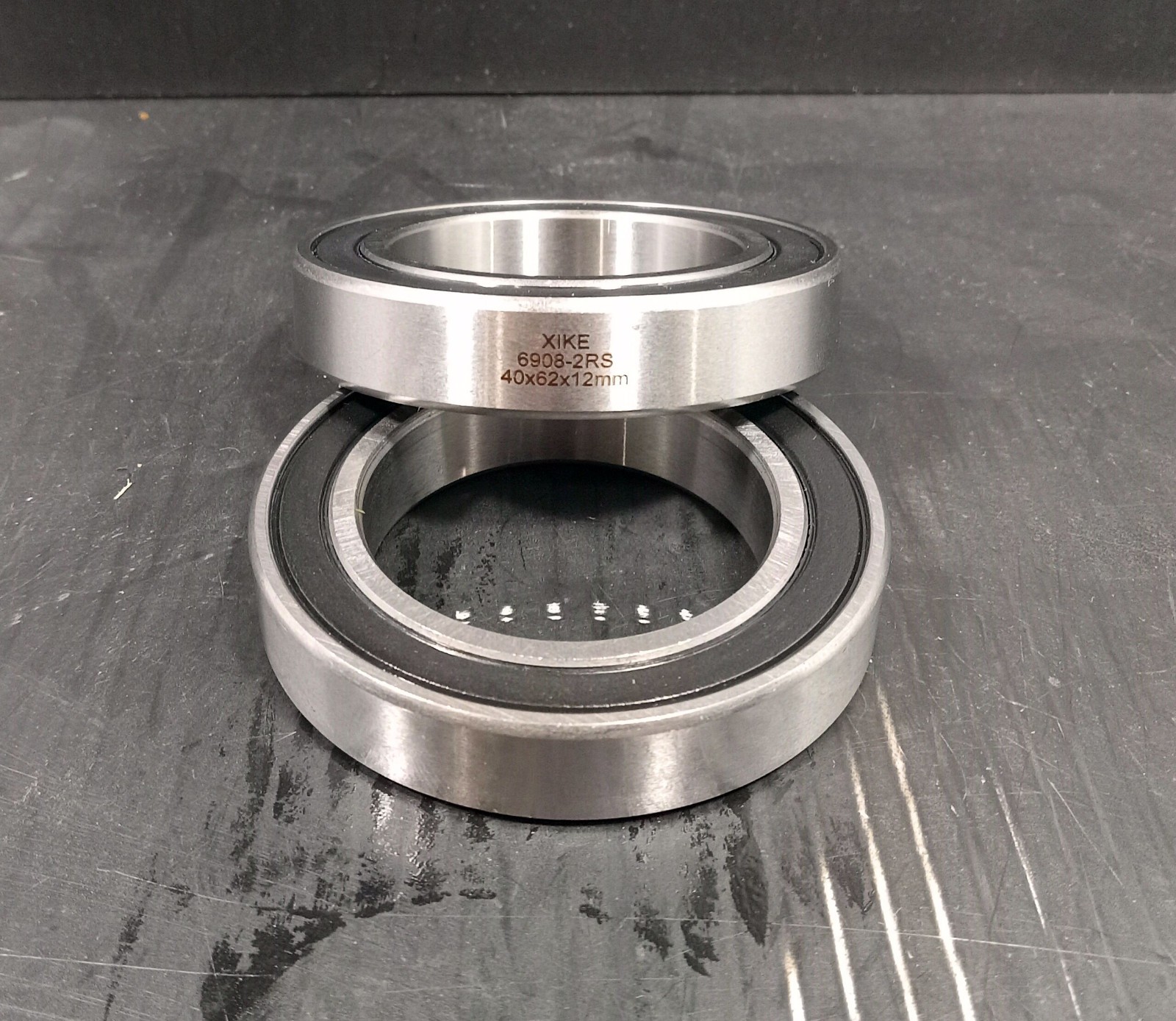 1 NEW XIKE 6908-2RS 40X62X12 RADIAL DEEP GROOVE BALL BEARING NNB ***MAKE OFFER**