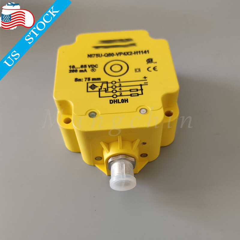 Inductive Proximity Sensor Switch 10-65VDC 75mm For Turck NI75U-Q80-VP4X2-H1141