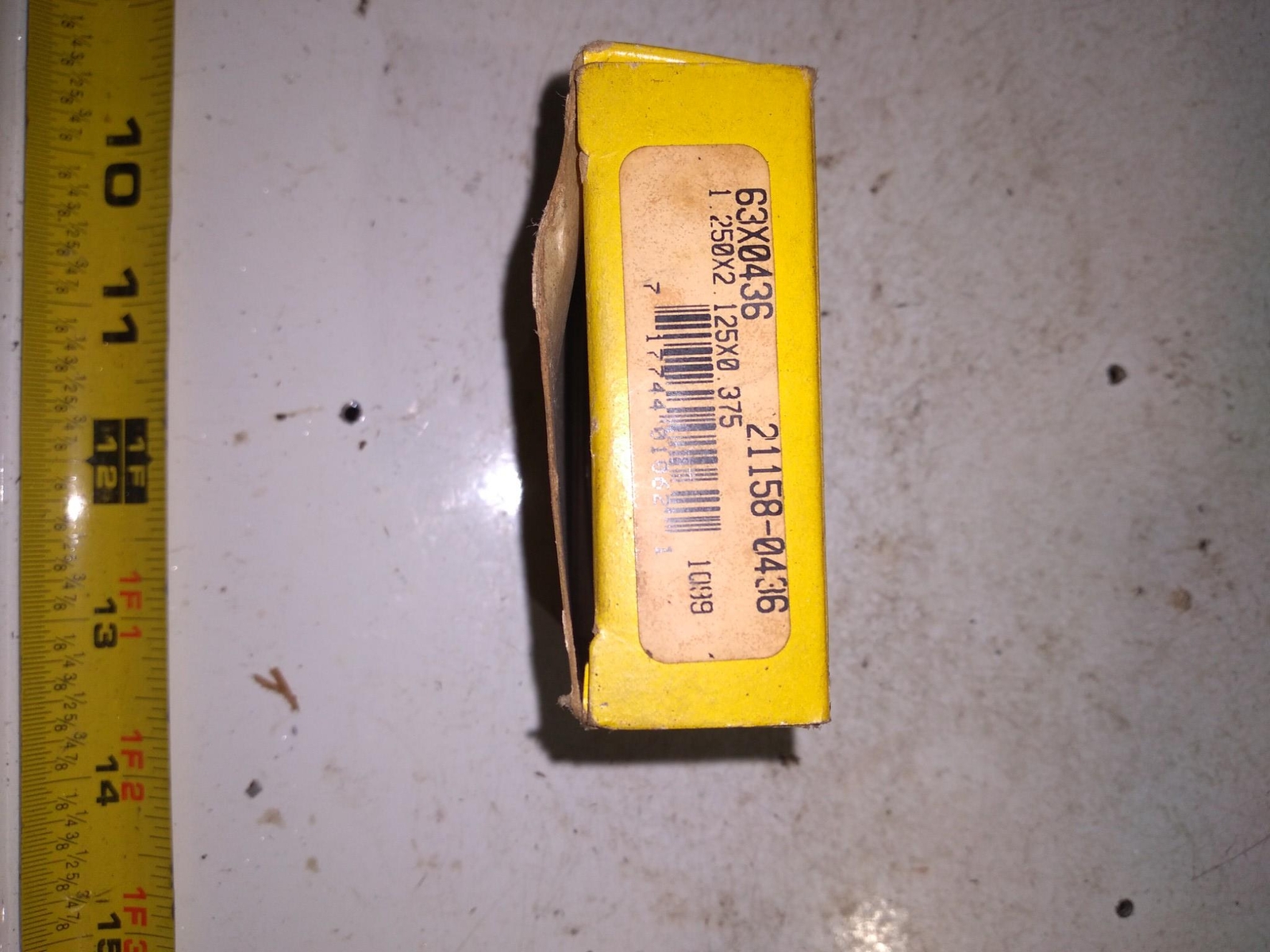 GARLOCK KLOZURE OIL SEALS 63 X 0436 21158-0436 1.250 X 2.125 X 0.375