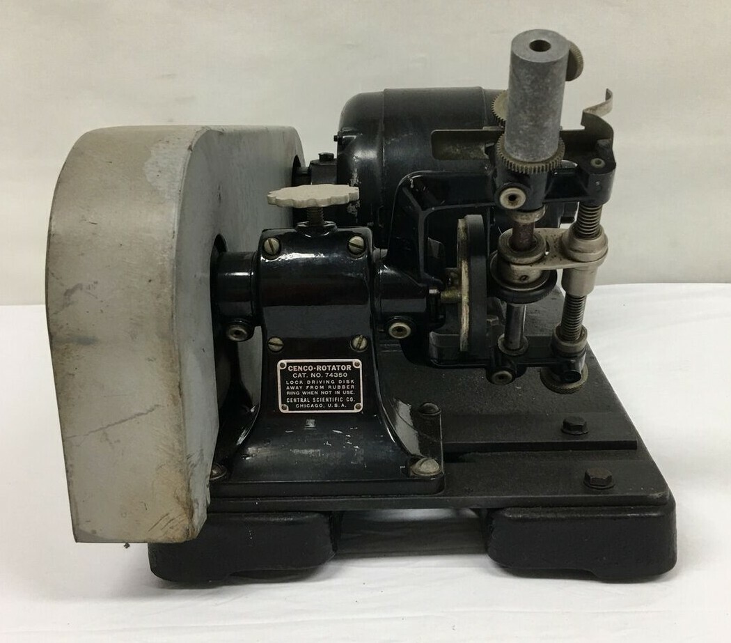 Vintage Cenco Rotator 74350 Lab Scientific Motorized Unit GE Motor