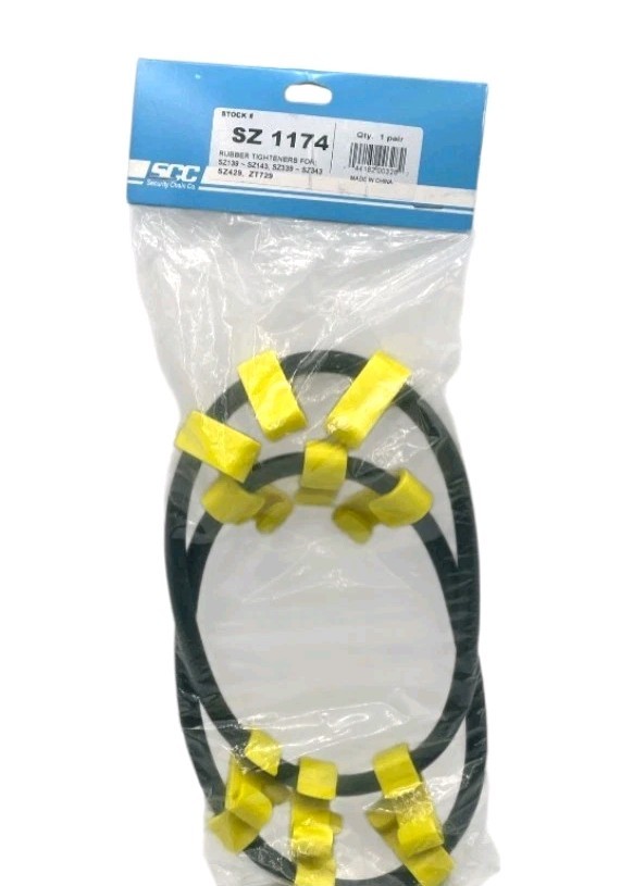 New SCC SZ1174 Tire Traction Chain Rubber Tightener -Set of 2 SZ139 SZ143 SZ339