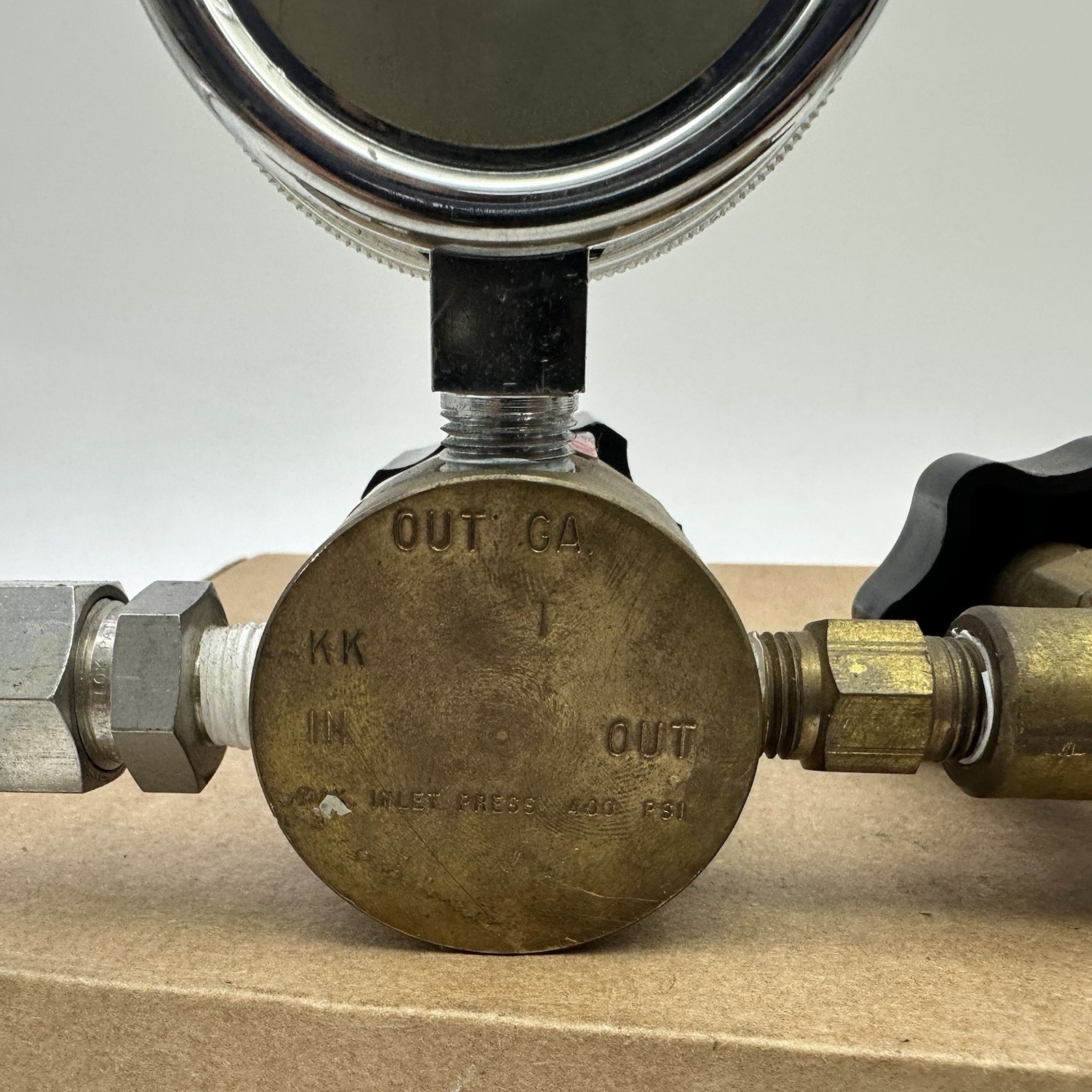 Matheson 3423 Brass High Purity Gas Regulator