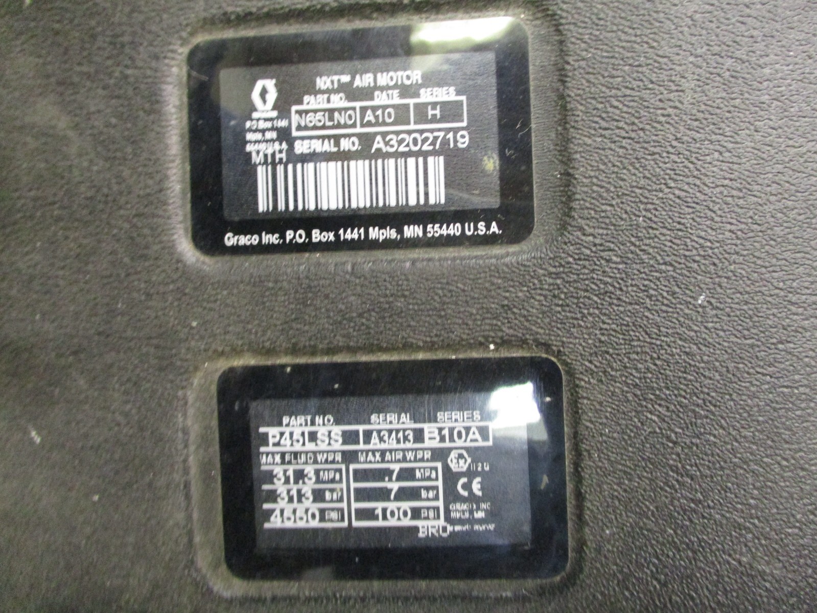 Graco Dura-Flo Pump 45S 290 P/N P45LSS ***PARTS ONLY*** A6858DH