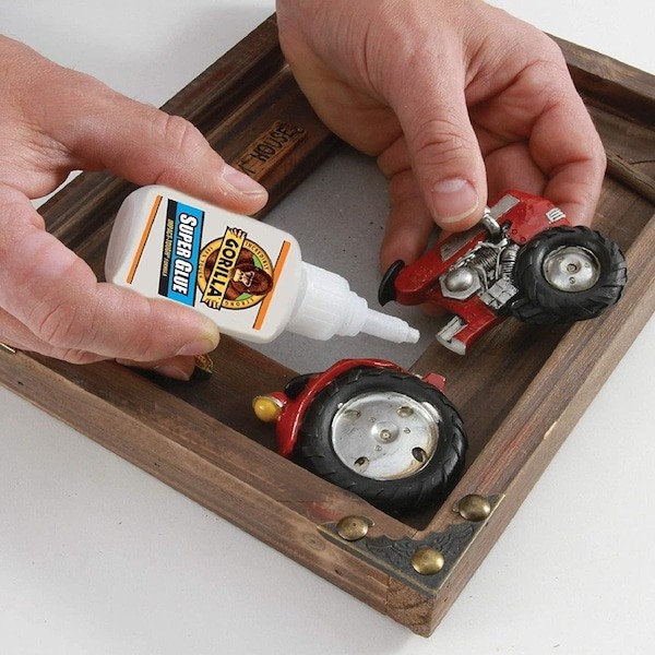 Gorilla Glue 7400202 Instant Adhesive, Super Glue Series, Clear, 0.88 Fl Oz,