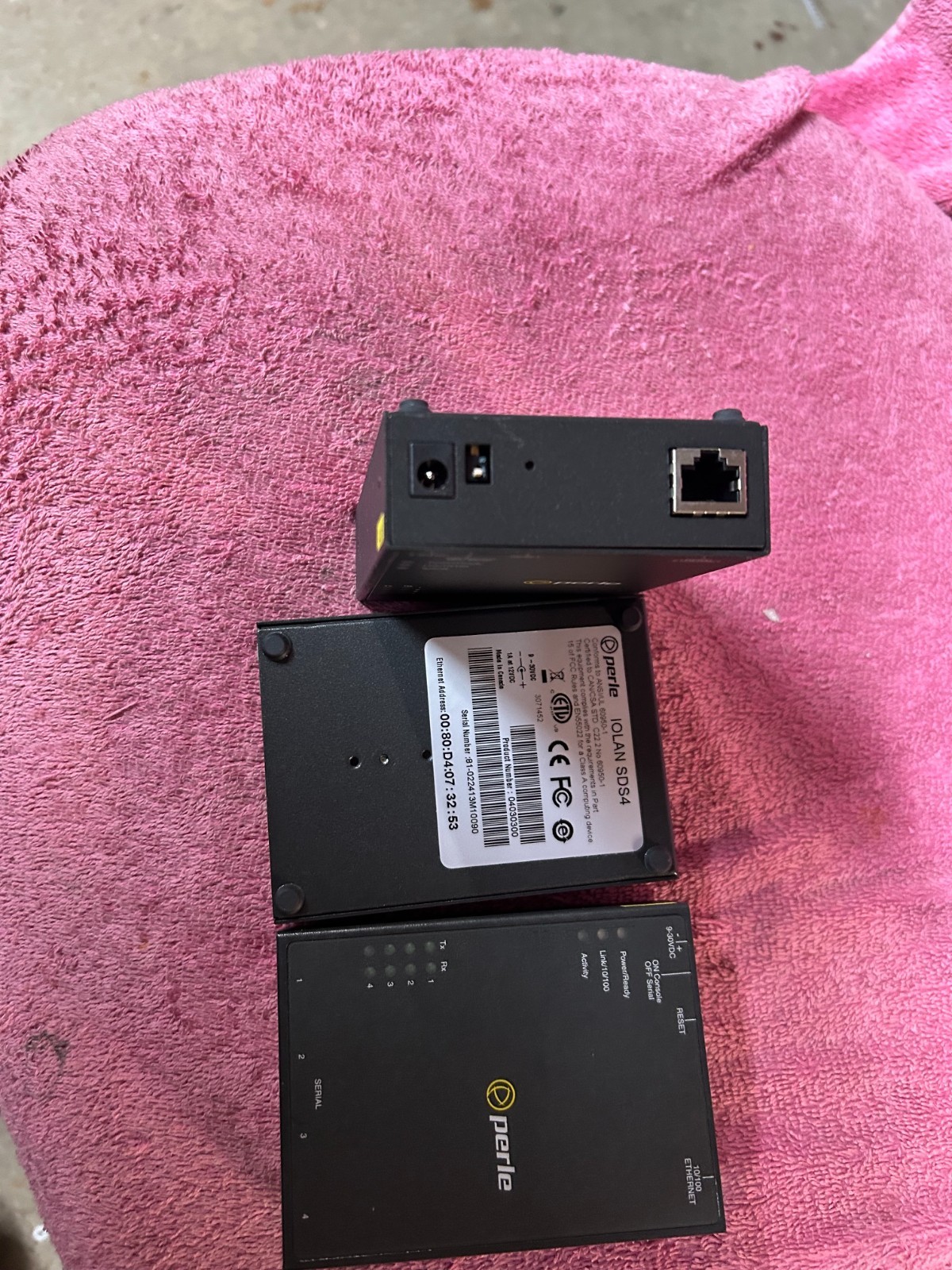 PERLE IOLAN SDS4 Device Server 4-Port Serial Terminal Server