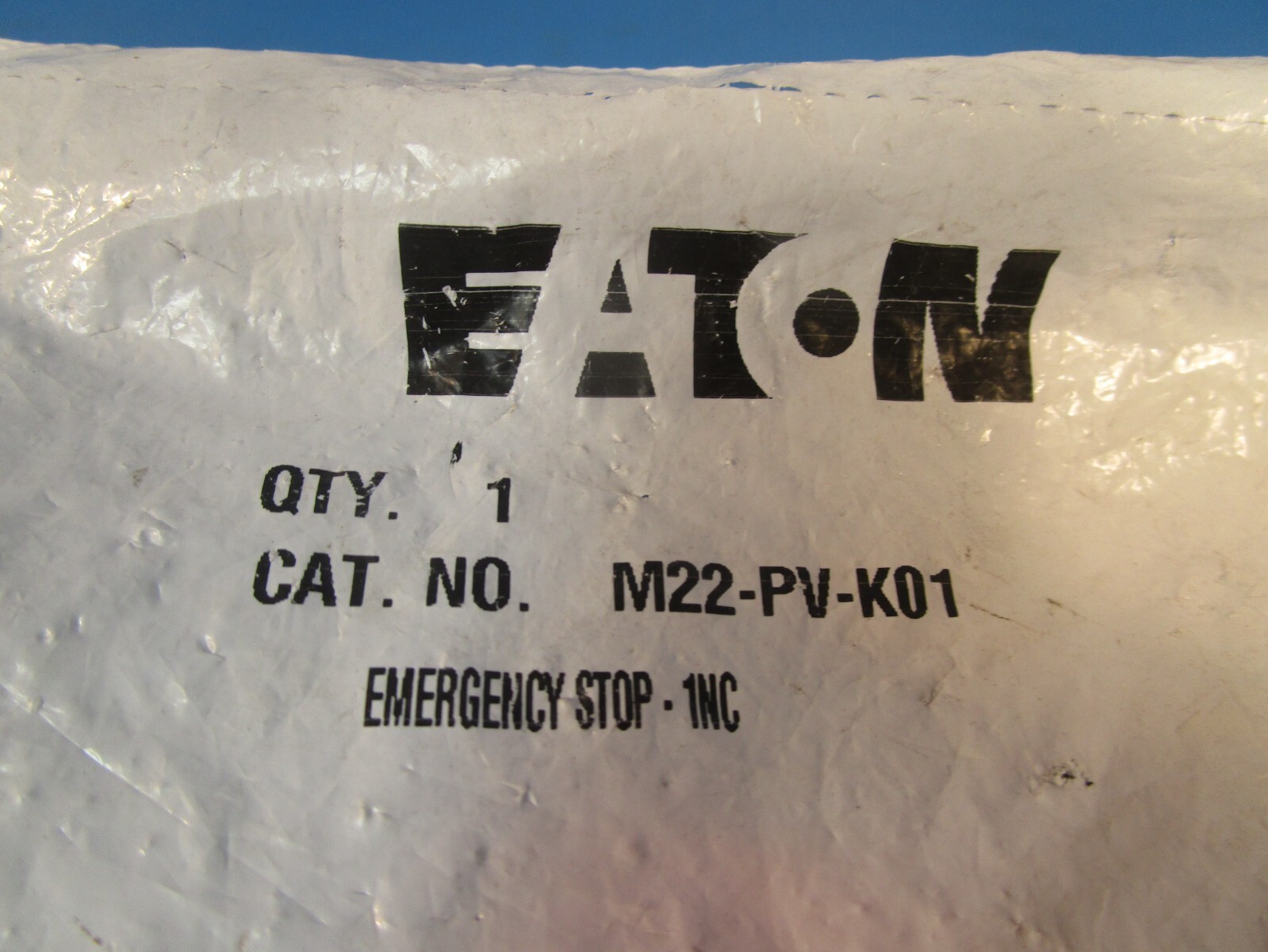 Eaton M22-PV-K01, Emergency Stop Button, RED