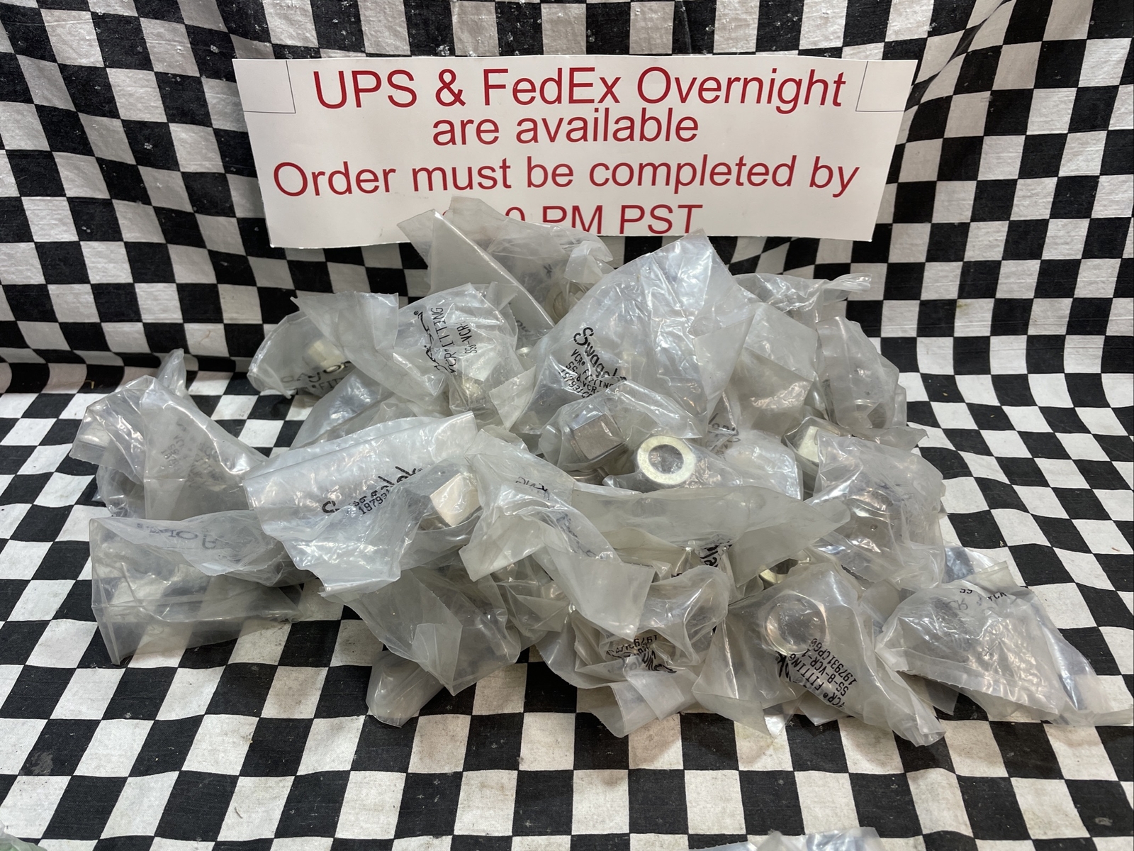 SWAGELOK SS-8-VCR-1, SS8VCR1, Female Nut 1/2″, LOT OF 50, SHIPSAMEDAY