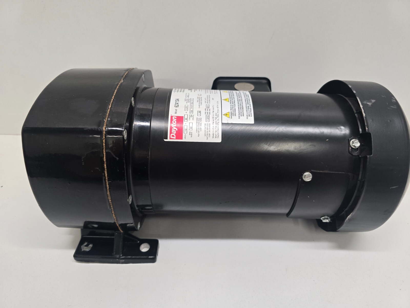 NEW OLD STOCK! DAYTON 40RPM 1/2 HP/CV DC GEAR MOTOR 6Z415A