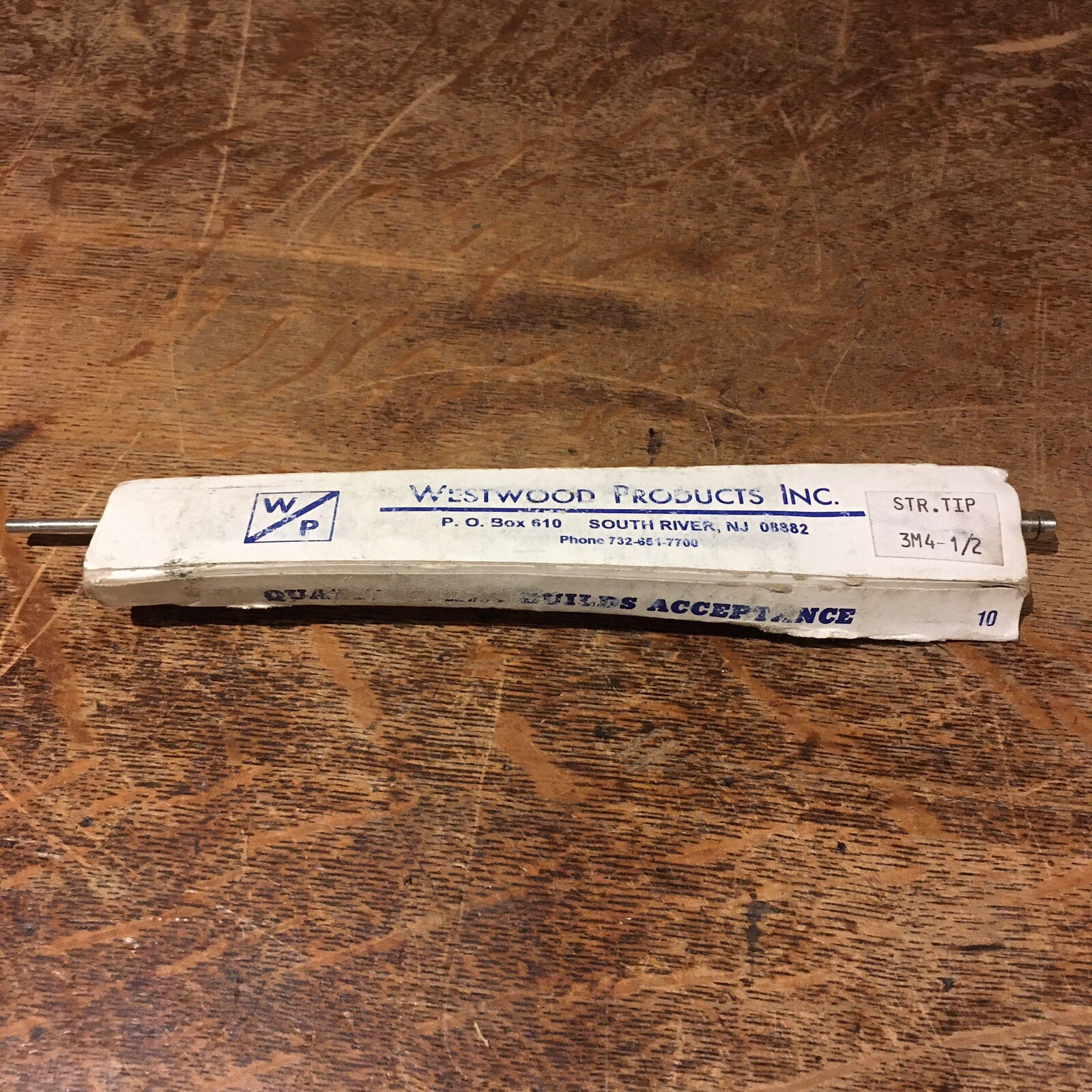 (Lot of 2) Westwood Str. Tip 3M4-1/2 Electrode Flame Rod