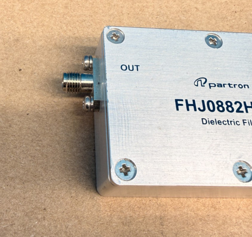 RF Dielectric Bandpass Filter SMA Female Telecom DAS Filter PatrOn FHJ0882HKA