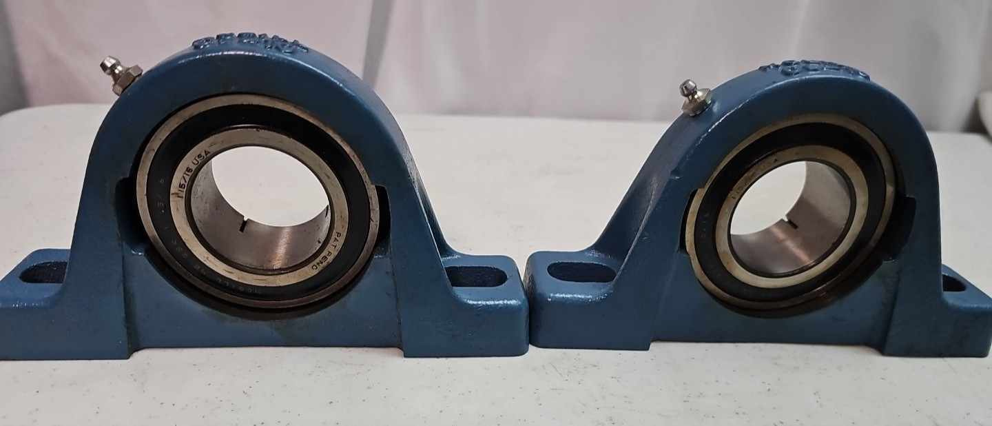 (LOT OF 2) MCGILL C-25-1-15/16 NYLA-K PILLOW BLOCK BEARING C25115/16