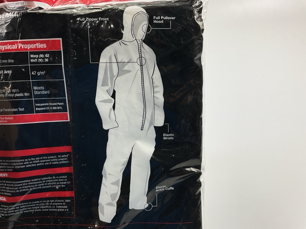 SAS 6896 Gen-Nex All-Purpose Hooded Professional Painter’s Coverall, XXX-Large