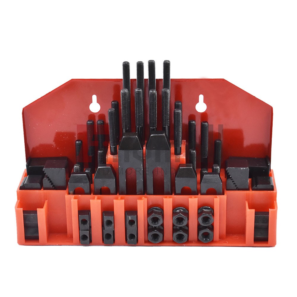 58 Piece Pro-Series 7/16″ T-Slot 3/8-16 Clamping Kit Bridgeport Mill Set Up Set