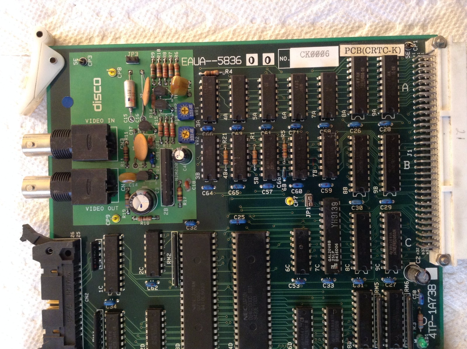 Disco 4TP-1A738 Board CRTC-K EAUA 583600 FAPCB-0500