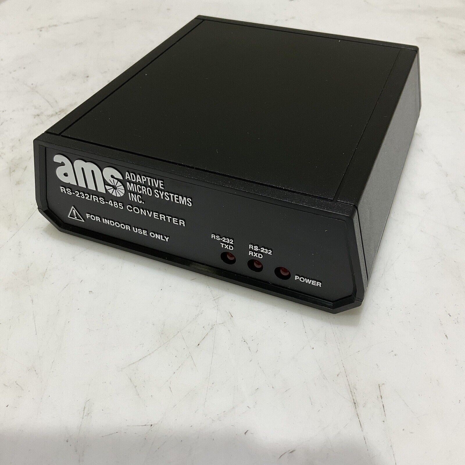 AMS RS-232/RS-485 10881111 CONVERTER 9 VAC 50/60 HZ .150A U3S