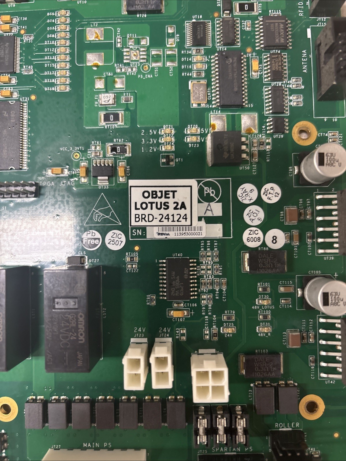 STRATASYS OBJET BRD-24124-R LOTUS 2A BOARD ASSY