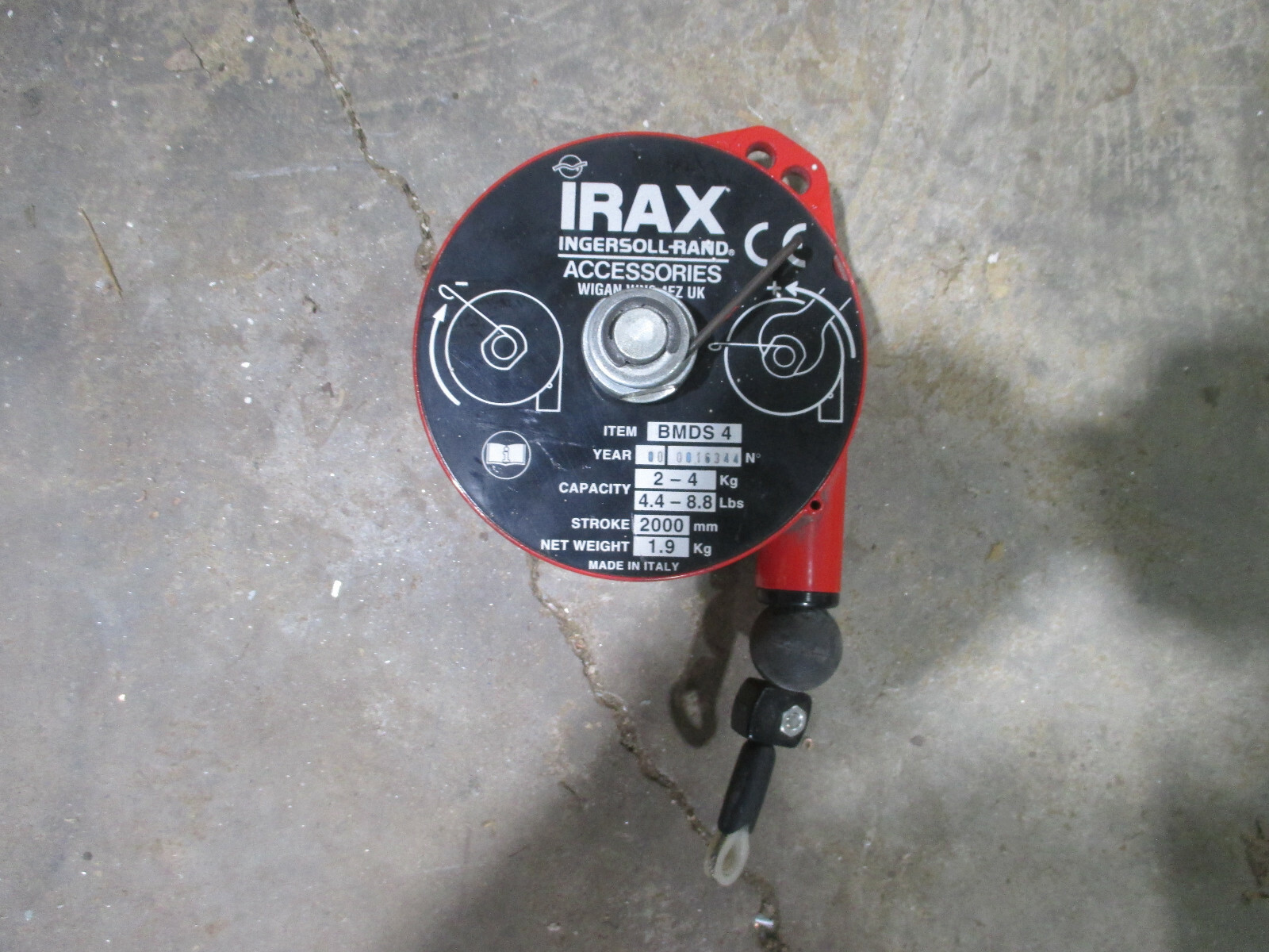 IRAX Ingersoll Rand tool balancer Model BMDS 4 4.4 – 8.8 lbs