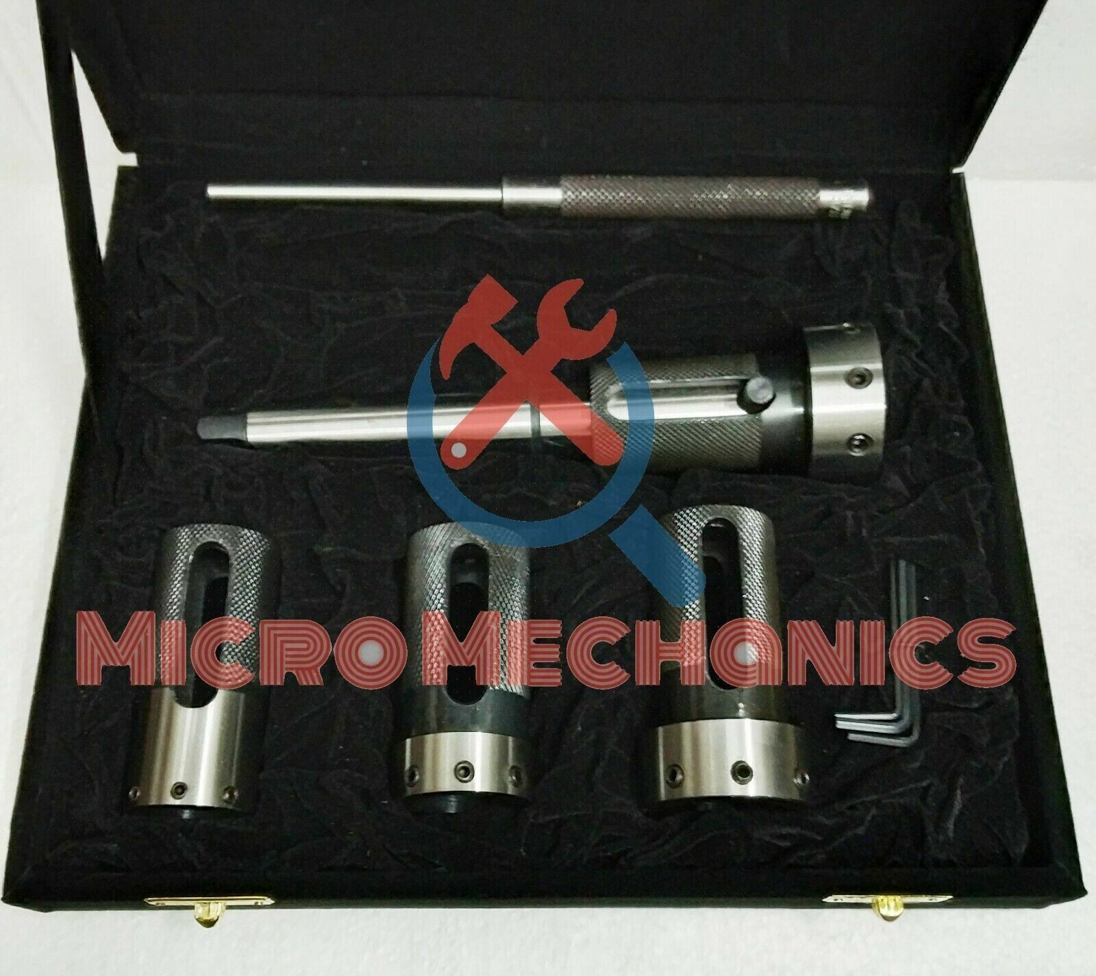 Lathe Tailstock Die Holder Box Of 4 Floating Type MT2 SHANK Holds Imperial Die