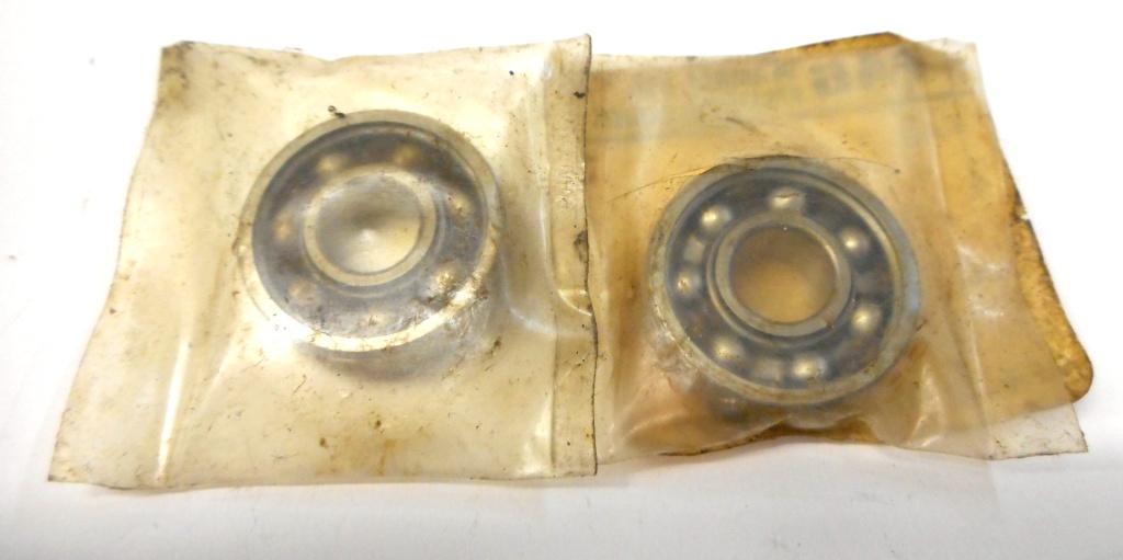 FAG, BALL BEARING, MR822, 8 X 22 X 7 MM, OPEN, SINGLE ROW, LOT OF 2