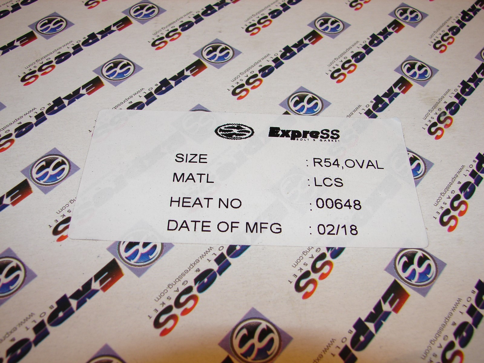 *NEW* SS MIP 6A-0415 R54 S-4 00648 Oval Ring Sealing Joint Gasket