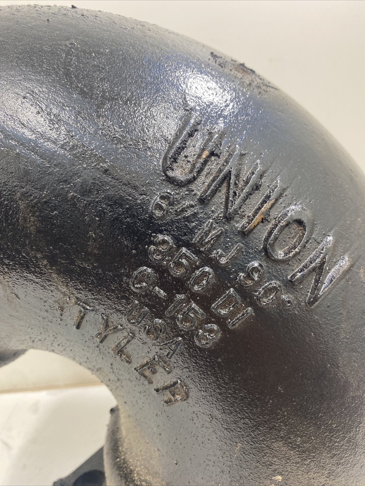 Tyler UNION 6” MJ 90 Degrees Elbow 350DI C-153 Cast Iron