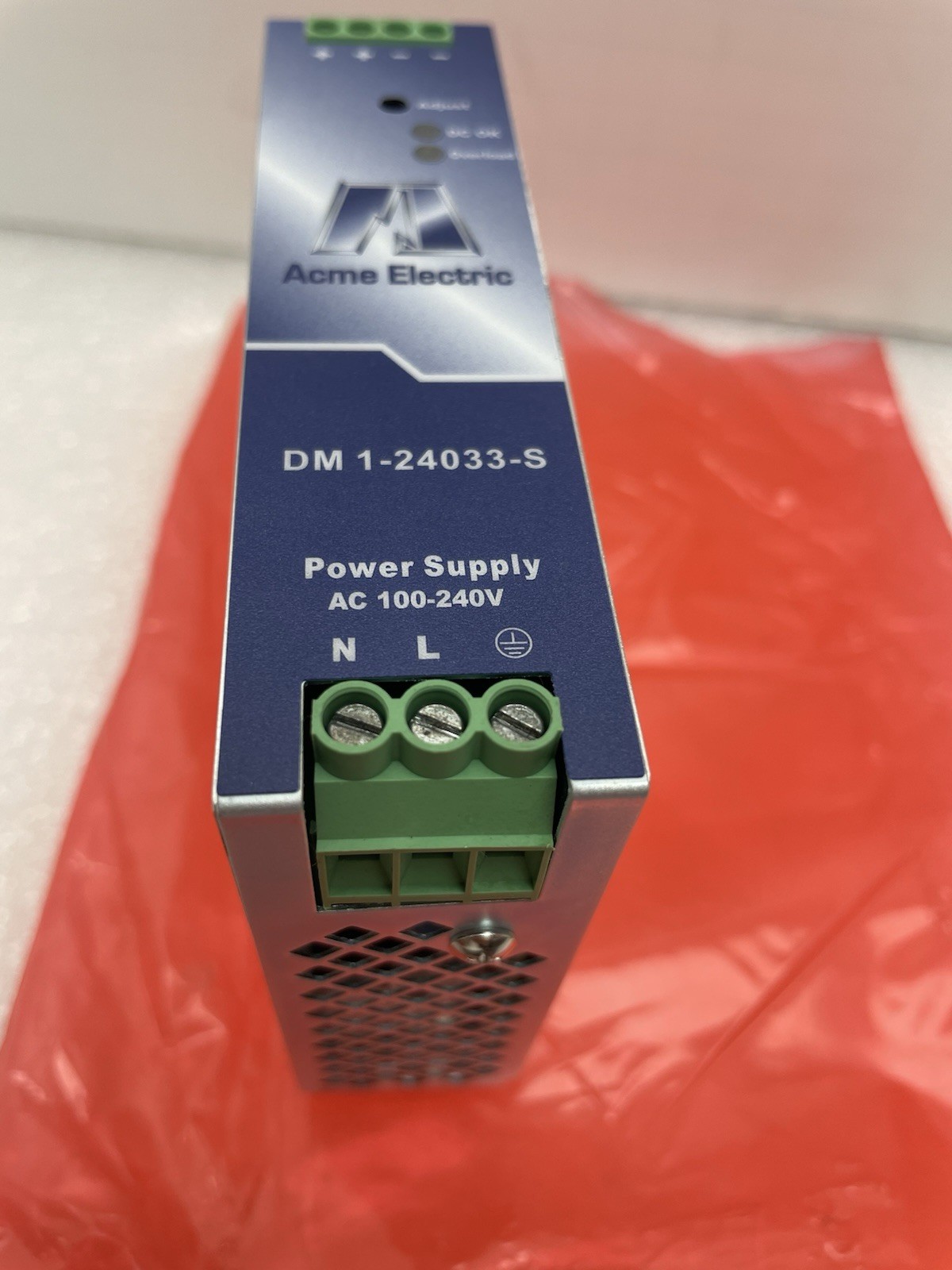 ACME DM124033S POWER SUPPLY 100-240VAC 3A 47-63Hz 24VDC 3.3A 80 WATT