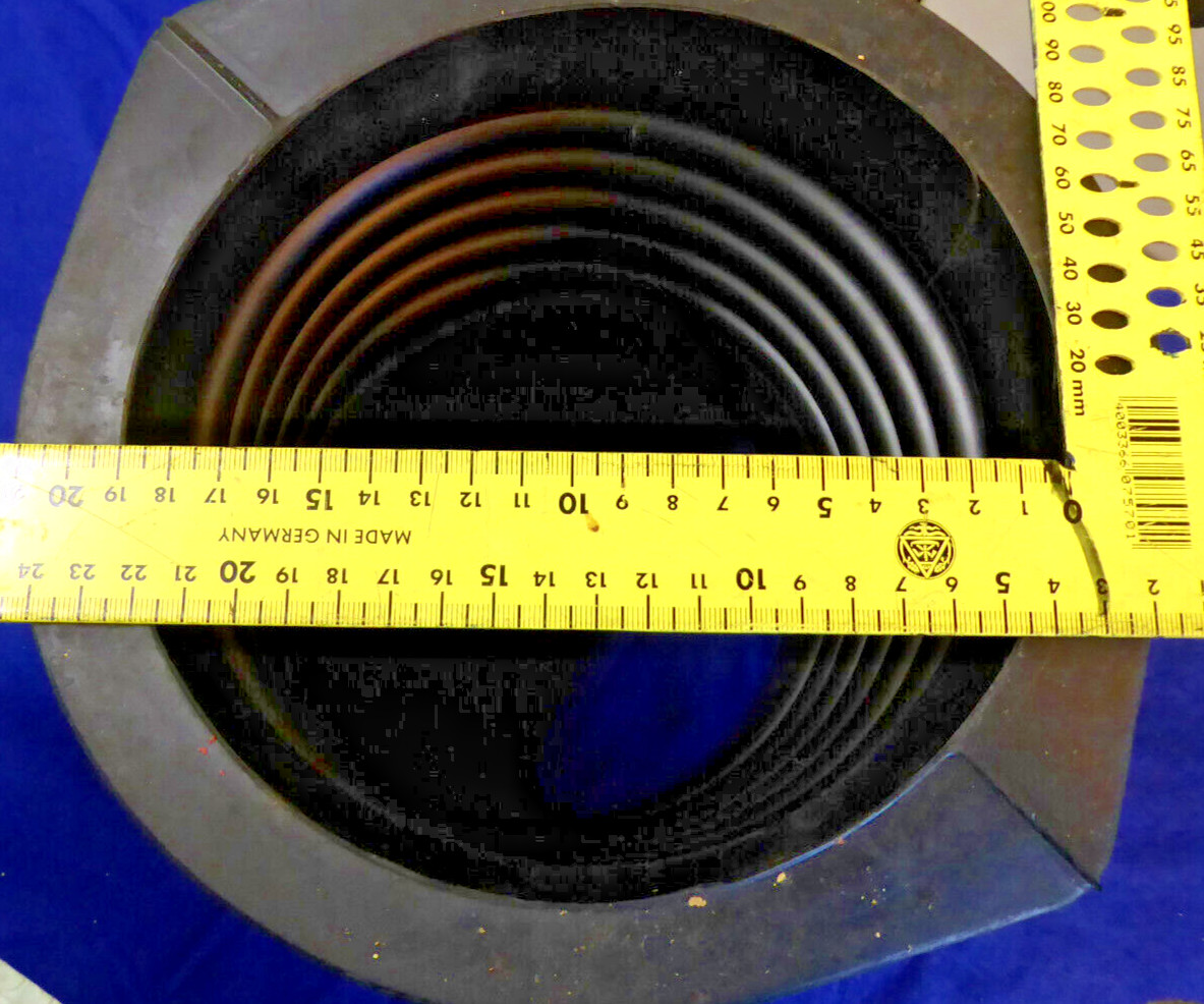 25X19Cm Sweco S48N01904 Flexible Connection Sleeve Rubber Bellows