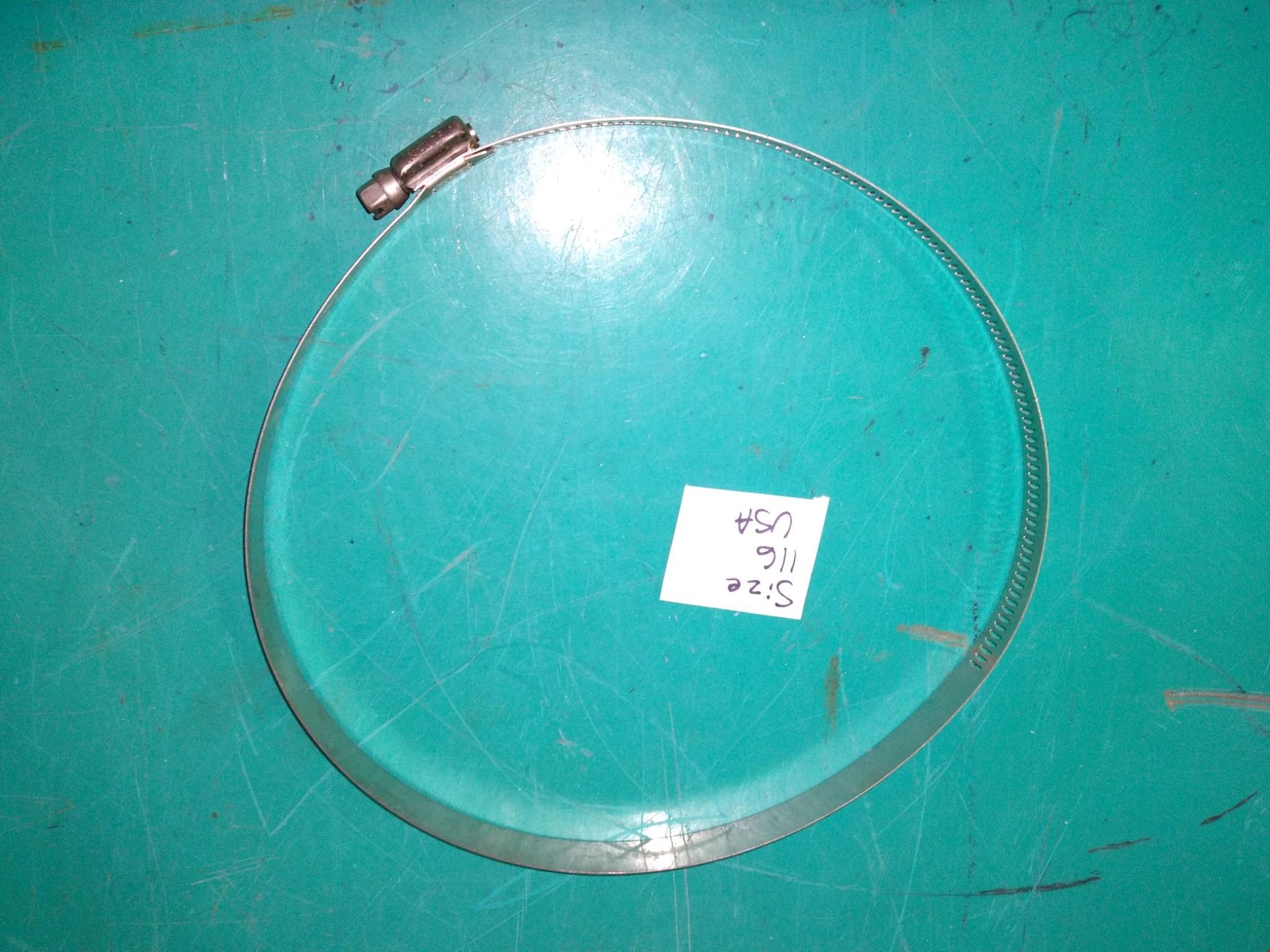 SIZE 116 Stainless Steel Worm Gear Hose Clamps for Pipe (5-3/4″ – 7-3/4″) 1/2″